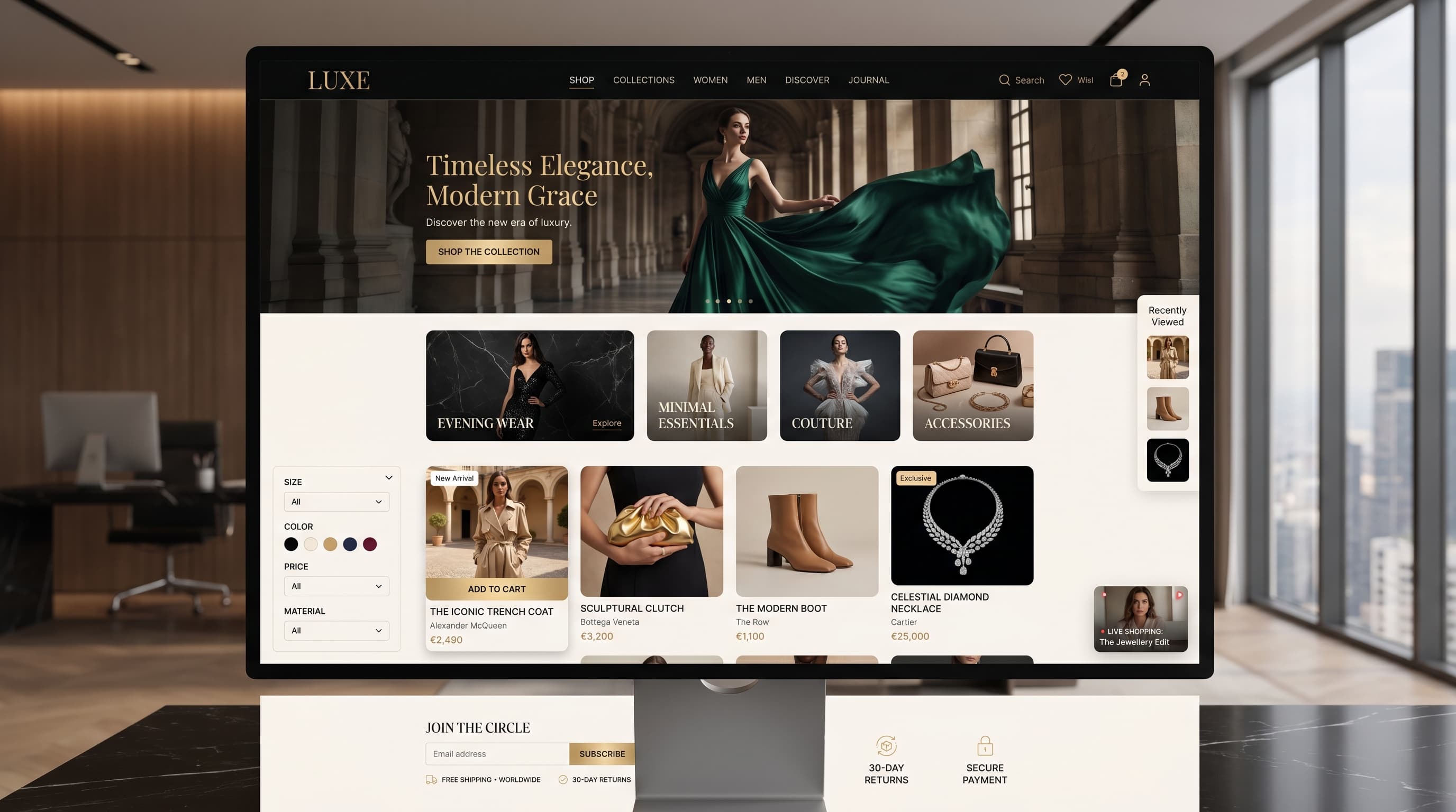 Luxe Fashion E-commerce